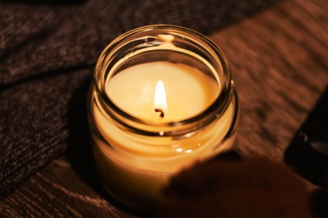 The warm ambience of a candle softens the stressful atmosphere of Covid-19. It flickers in the darkness, while calming the mind. - Adam Jackson