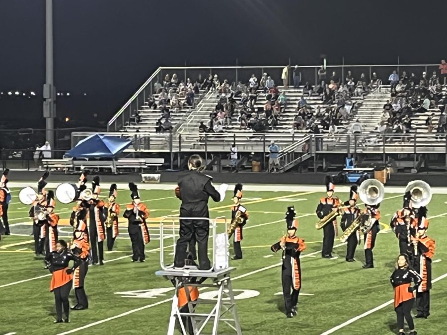 PEHS+marching+band+performs+at+a+home+football+game+on+Sept.+8th