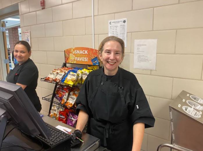 Jean Catenazzo shortly after students received their lunch during period 6b, Oct. 30, 2024.