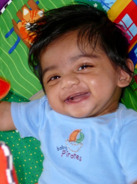 Tristan Patel baby photo.